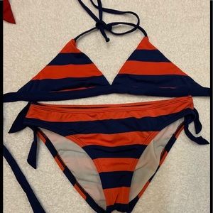 Spendid Girls Striped Red & Blue Bikini!